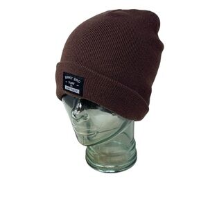 Binky Bro Surf Co Salty Youth/ Unisex Brown Beanie Hat Size One Size